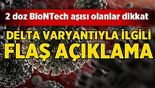 2 doz BioNTech aşısı olanlar dikkat! 