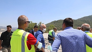 Adil Karaismailoğlu termik santralleri yangınını inceledi! 