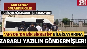 Afyon'da bir firmayı 