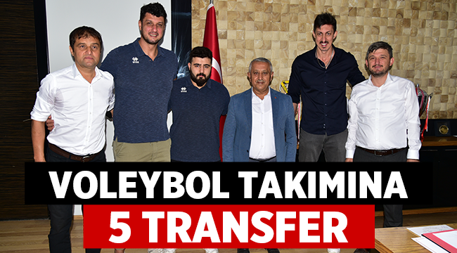 Afyon Voleybol Takımına 5 transfer birden! 