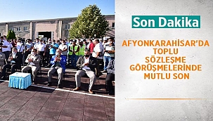 Afyonkarahisar Belediyesi - Yüntaş işçileri arasında mutlu son! 