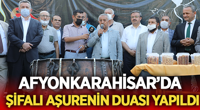 Afyonkarahisar'da şifalı aşurenin duası yapıldı! 