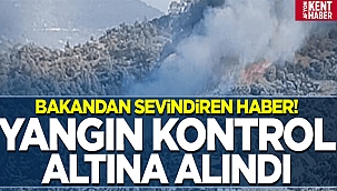 Bakan Pakdemirli: Yangın denetim altına alındı