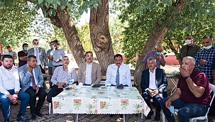 Başkan Gürkan Arapgir ilçesinde incelemelerde bulundu