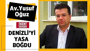Denizli'de Avukat Yusuf Oğuz kalp krizi sonucu hayatını kaybetti