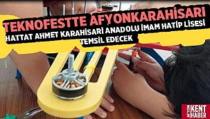 Hattat Ahmet Karahisari Anadolu İmam Hatip Lisesi Afyonu temsil edecek