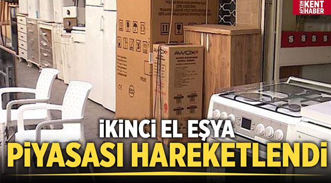 İkinci el eşya pazarı hareketlendi 
