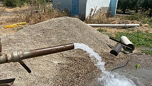 Manisa Akhisar’da yeni bir sondaj kuyusu açıldı