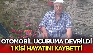 Otomobil uçuruma devrildi, 1 kişi öldü