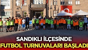 Sandıklıda futbol turnuvaları başladı