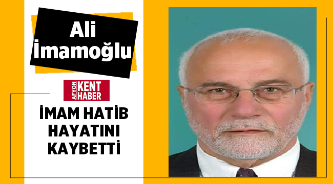 Tonya İmam Hatibi Ali İmamoğlu hayatını kaybetti! 