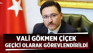 Vali Gökmen Çiçek geçici olarak görevlendirildi! 