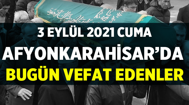 3 Eylül 2021: 3 Eylül 2021