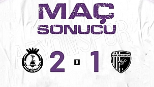 Afjet Afyonspor: 2 - Ankaraspor : 1 ( Maç sonucu ) 