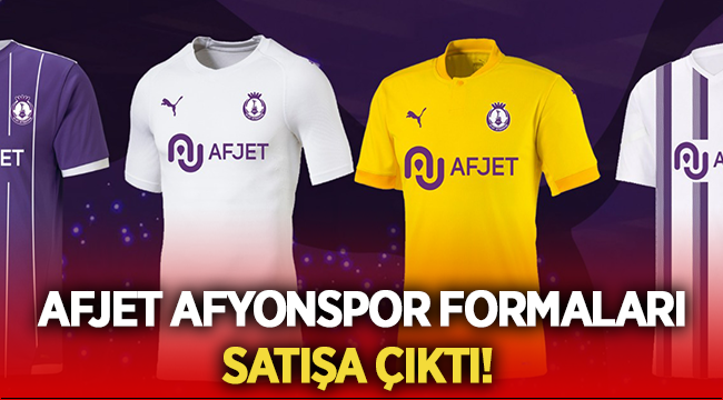 Afjet Afyonspor'un yeni formaları satışa çıktı!