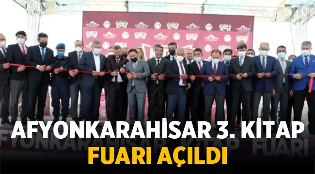 Afyon 3. Kitap Fuarı açıldı!