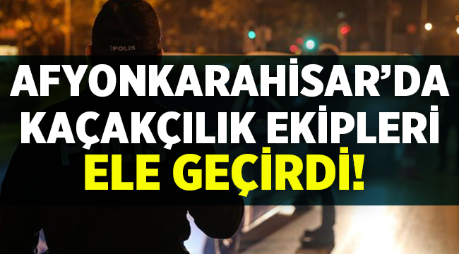 Afyon'da polis 80 bin adet havalı tüfek saçması ele geçirdi