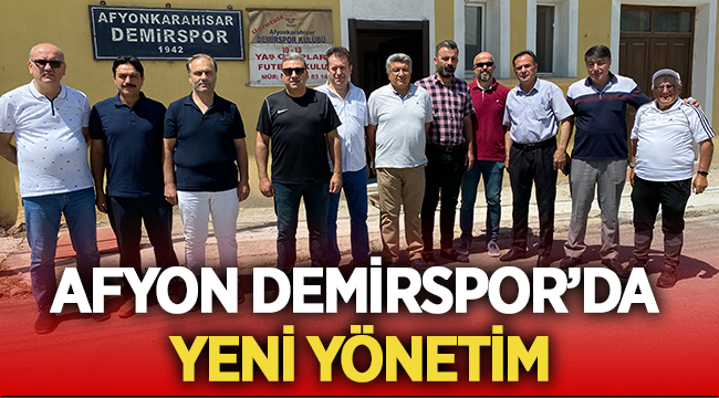 Afyon Demirspor'da Yeni Başkan Adem Sivri oldu! 