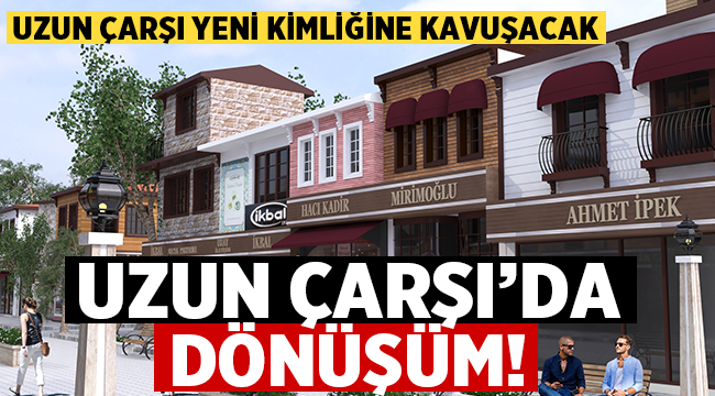 Afyon Uzun Çarşı yeni bir kimlik kazanacak