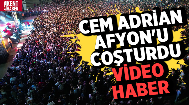 Cem Adrian, MotoFest konserinde Afyonkarahisar'ı coşturdu!