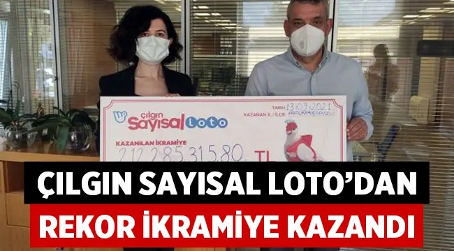 Çılgın Sayısal Loto’dan rekor ikramiye kazandı! 