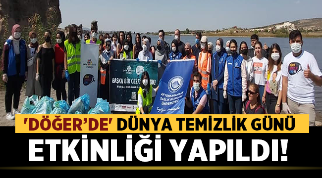 Döğer'de Dünya Temizlik Günü etkinliği yapıldı
