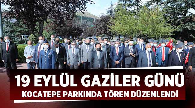 Gaziler Günü: Kocatepe Parkında tören düzenlendi!