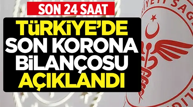 Koronavirüs tablosu açıklandı