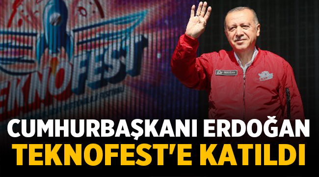 Recep Tayyip Erdoğan TEKNOFEST'e katıldı!