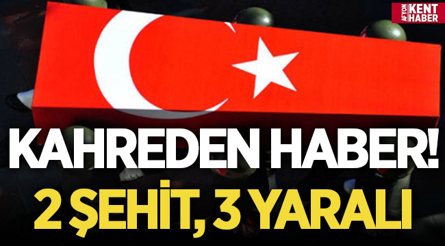 Son dakika: Milli Savunma Bakanlığı duyurdu: 2 şehit, 3 yaralı