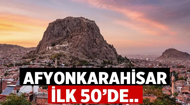 Türk Patent Enstitüsü açıkladı: Afyon İlk 50'de..