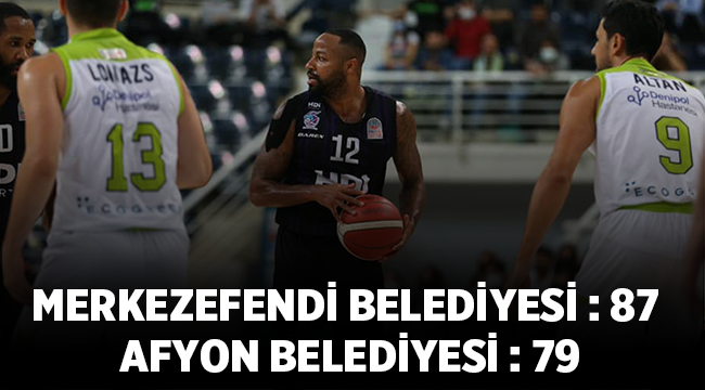 Afyon Belediyespor, Denizli'den mağlup dönüyor! 