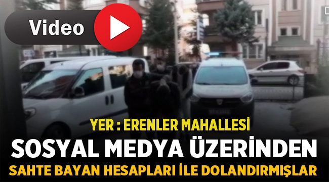 Afyon'da sosyal medya üzerinden dolandırmışlar