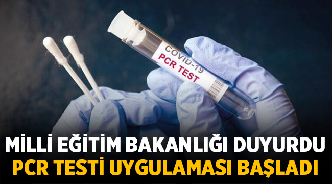 Bakanlık duyurdu! Bu illerde PCR testi başlıyor