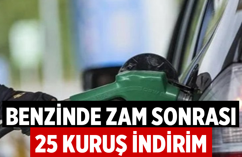 Benzine bu sefer indirim geldi! 
