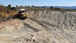 Demirci'ye hayvan içme suyu göleti yapıldı