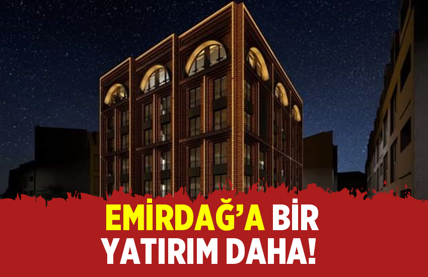 Emirdağ Belediyesinden bir yatırım daha !