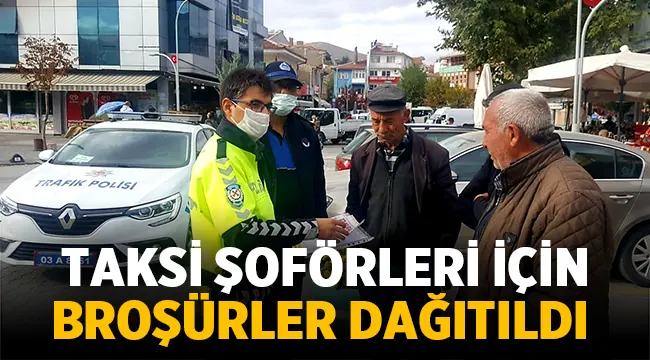 Emirdağ İlçe Emniyet Müdürlüğü taksicileri bilgilendirdi