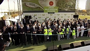 Erdoğan: Cumhuriyetin 100. yılına yakışır bir millet bahçesi kurulacak