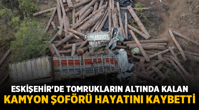 Eskişehir'de kamyon dereye düştü: 1 ölü