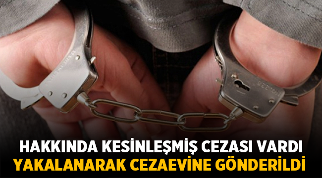 FETÖ'den kesinleşmiş cezası bulunan şahıs yakalandı