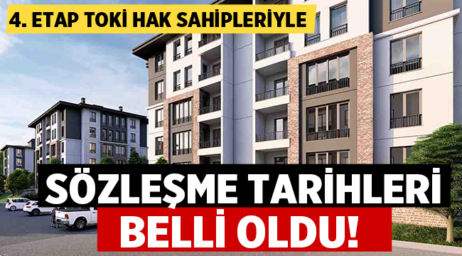 Sandıklı'da TOKİ sözleşme tarihleri belli oldu