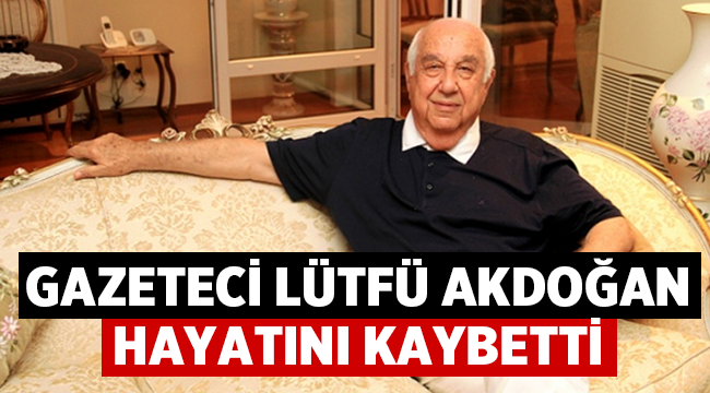 Savaş Muhabiri Gazeteci Lütfü Akdoğan hayatını kaybetti! 