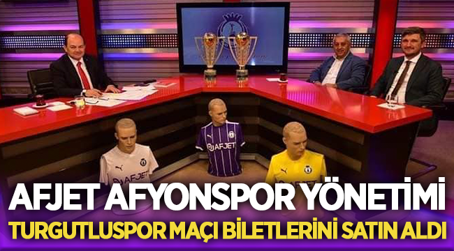 Afjet Afyonspor Yönetimi Turgutluspor Maçı Biletlerini Satın Aldı 