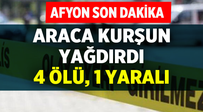 Afyonkarahisar'ın Çıkrık beldesinde kavga: 4 ölü, 1 yaralı