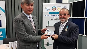Başkan Güven'e Kazakistan'dan Onur madalyası 