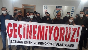 Batman Emek ve Demokrasi Platformu basın açıklaması yaptı
