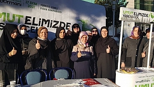 Gemlik Saadet Partisi Kadın Kolları 'Umut Ormanı' projesine imza attı