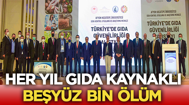 Her sene besin kaynaklı 500 bin ölüm