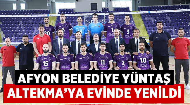 Voleybol'da evimizde mağlup olduk! 